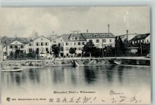 8708 Männedorf 1905 - Uferansicht Hotel z. Wildenmann