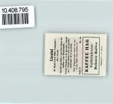 4410 Liestal - Vignette Wappen Kaffee Hag ca 1920-1940