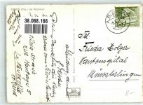 9320 Arbon 1957 Foto AK Fliegeraufnahme Hafen Kirche