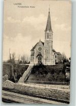 4242 Laufen Foto AK Protest. Kirche