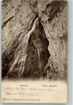 Sur En 1914 Foto AK Wasserfall Uina Engadin