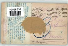 8810 Horgen 1918 Gebrauchsspuren Blühende Bäume