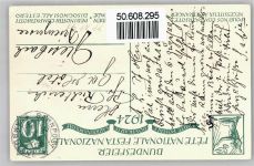 Bundesfeier Ganzsachen Schweiz Künstlerkarte