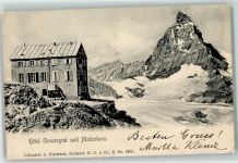 Matterhorn VS 1901 Gebrauchsspuren Hotel Gornergrat