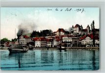 1260 Nyon 1907 - Der Hafen Dampfer