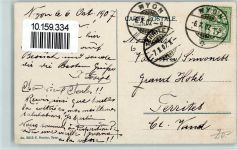 1260 Nyon 1907 - Der Hafen Dampfer