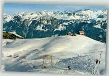 6078 Lungern 1967 Winter Seilbahn Skilift Hotel