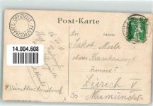 1911 Künstlersteindruck Festpostkarte Heimkehr Bär