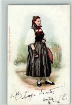 4000 Basel Bâle 1903 - Trachtenfrau