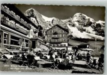 3823 Kleine Scheidegg 1955 Foto AK Gasthaus Kleine Scheidegg Eiger Mönch