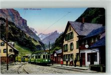 9057 Wasserauen Gebrauchsspuren Bahnhof Eisenbahn oben beschnitten