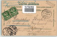 6330 Cham 1899 BOAKC Lithographie Milch Fabrik