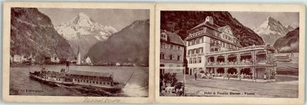 6454 Flüelen Klapp AK Hotel Sternen