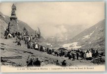 6565 S. Bernardino - Einweihung der Statue Grosser St. Bernard