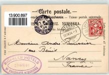 6410 Rigi Kulm 1904 Lithographie Schreibers Hotel Hotel Pension Rigi-Staffel