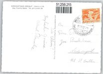 9057 Weissbad - Foto-Karte Berggasthaus Ebenalp Ort laut Stempel