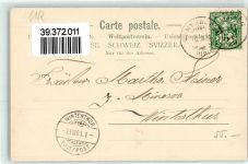 8751 Urnerboden 1901 - Grenzstein zwischen Uri und Glarus