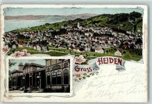 9410 Heiden 1904 Gebrauchsspuren KurhausLithographie