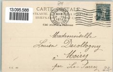 8180 Bülach - Strassenpartie mit ev. reformierter Kirche Zeichnung