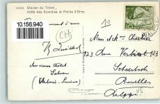 1929 Trient - Gletscheraufnahme Point de Ecandies