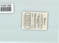 7208 Malans GR - Vignette Wappen Kaffee Hag 1920-1940