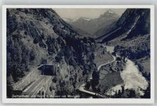 6484 Wassen UR - Gotthardbahn, Reuss, Windgälle