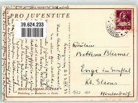 sign. Spörri Dolder Hedwig Zwerg Schmetterling Schneeglöckchen Pro Juventute Schweiz Künstlerkarte