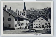 7524 Zuoz - Dorfplatz, Brunnen