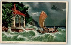 6452 Sisikon Lithographie Tellskapelle