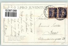 3655 Sigriswil Künstlerkarte Kirche Kornfeld Ernst Stückelberg