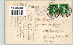 3076 Worb 1913 Foto AK Gasthaus zum Löwen