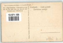 1920 Gebrauchsspuren Völkerbundreigen Tracht Lithographie