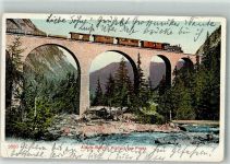 7482 Preda 1905 Gebrauchsspuren Eisenbahn Alubahn Viadukt