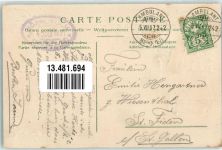 8497 Fischenthal 1907 Prägedruck Hörnlikulm Gasthaus Kühe Passepartout Rucksack Wappen Gämse Edelweiss Lithographie Ort lt. Recherche