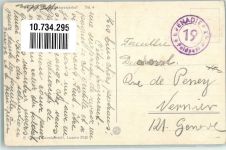 6083 Hasliberg Hohfluh Gebrauchsspuren Hotel Schweizerhof Feldpost Grenadier-KP. 19