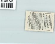 8240 Thayngen - Vignette Wappen Kaffee Hag 1920-1940 Schlüssel Rebmesser