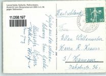 7078 Lenzerheide/Lai - Lenzerheide-Valbella Rothornbahn Aussicht vom Bergrestaurant gegen Südwesten