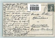 Stans sign Gabriel Lory - Ansicht von Stans, gute Erhaltung Pro Juventute Schweiz Künstlerkarte