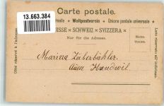 9064 Hundwil Gebrauchsspuren Kirche Lithographie