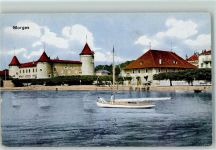 1110 Morges Gebrauchsspuren Schloss Segelschiff
