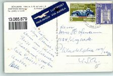 3775 Lenk im Simmental 1964 Foto AK Gasthaus Bühlberg , Koch steht auf der Terrasse