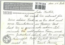 Bergsteiger mit Fahne Bundesfeier / Pro Patria Schweiz Künstlerkarte