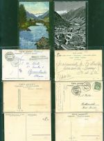 6487 Göschenen Kleinposten bis 20 Lot mit 11 AK, ca. 1905-1907; teils leichte Gebrauchsspuren, teils gelaufen