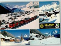 7188 Sedrun Winter Eisenbahn