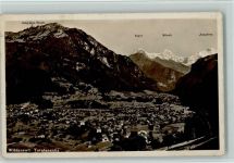 3812 Wilderswil - Totalansicht Eiger Mönch Jungfrau Schynige Platte