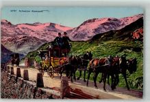 Alpenpost Postkutsche Postkutsche Schweiz 1911