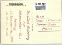 9326 Horn 1982 Foto AK Hotel Gasthaus Sternen