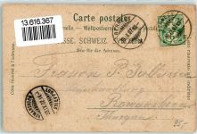 9442 Berneck 1902 Lithographie Ruine Rosenburg Neugasse Kirche