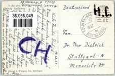 3860 Brünig 1951 Foto AK Winter Balisalp