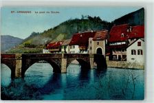 2882 St-Ursanne 1917 - Pont sur le Doubs